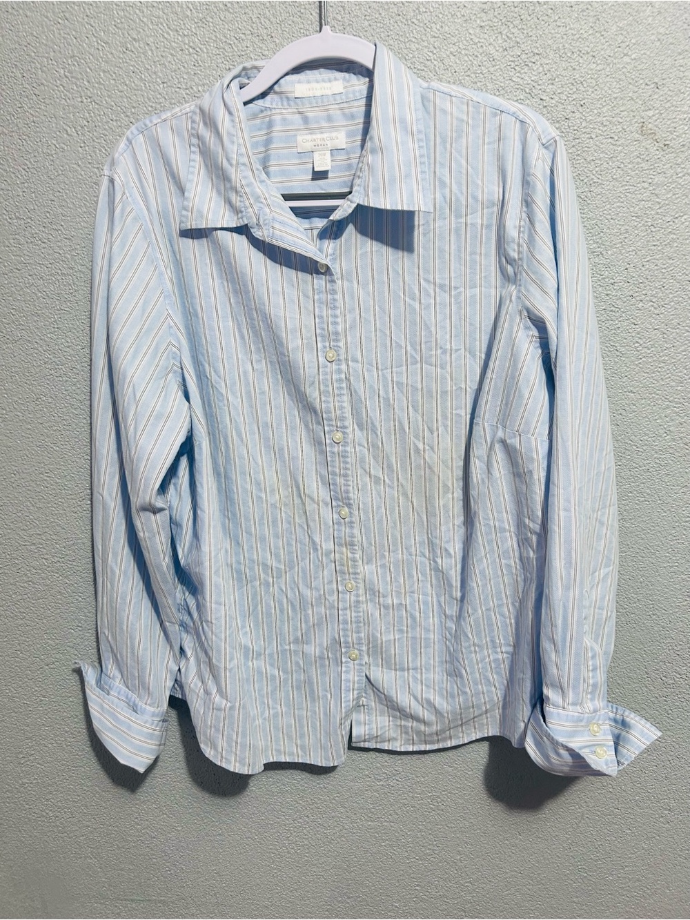 Charter club wrinkle free button down 20w